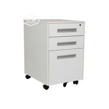 Office work station round edge metal mobile drawers